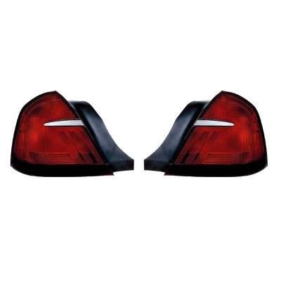 New Left And Right Side Tail Light Compatible With Mercury Grand Marquis 1998 Fo2819124 F8mz13404aa