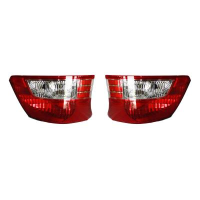 New Tail Light Pair Compatible With Toyota Yaris Base Sedan 2007-12 To2818133 81561-52550 To2819133