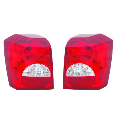 New Pair Of Tail Lights Compatible With Dodge Caliber 2008 2009 2010 Ch2801185 Ch2800185 5160361Aa