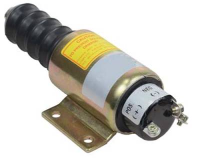Fuel Shutdown Solenoid Compatible With Cummins Isc 8.3L Qsc8.3 Isl9 Qsl9 Sa-5174-12 Sa5174-12