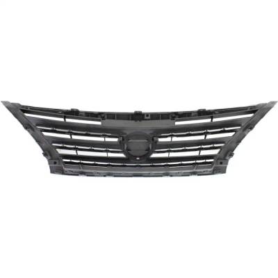Rareelectrical - New Chrome Shell Grille Assembly Compatible With Nissan Sentra Sr 4 Cyl 1.8L 2013-2015 Ni1200253 - Image 5