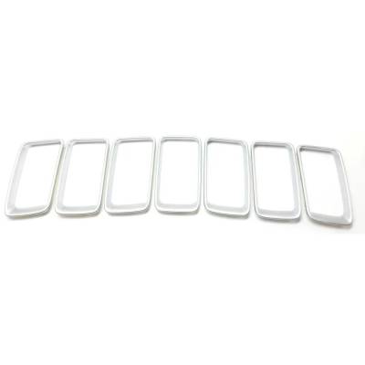 New Center Grille Trim Compatible With Jeep Grand Cherokee Srt Grand Cherokee 75Th Anniversary