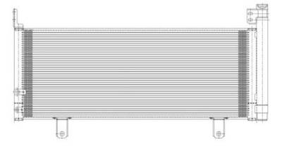 New A/C Condenser Compatible With 2007-2011 Toyota Camry 2.4L L4 To3030313 88460-33090 8846033090