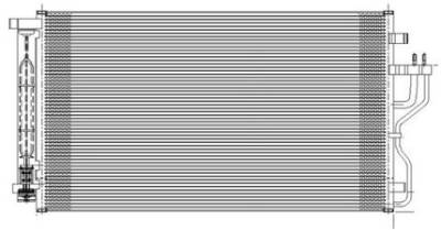 New Ac Condenser Compatible With Kia 11-12 Sportage Pfc W/ Receiver/Dryer Hy3030142 7-3864