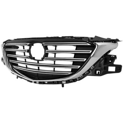 Rareelectrical - New Abs Plastic Grille Assembly Compatible With Mazda Cx-9 Gs 4 Cyl 2.5L Cx-9 Grand Touring 4 Cyl - Image 3