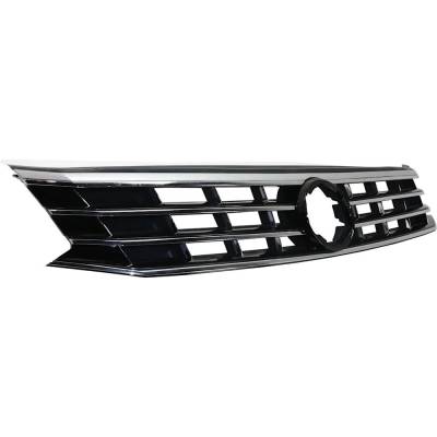 Rareelectrical - New Painted Black Grille Assembly Compatible With Volkswagen Passat Sel 4 Cyl 1.8L Passat Highline 4 - Image 2