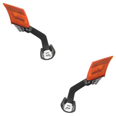 Rareelectrical - New Front Left And Front Right Side Marker Compatible With Subaru Brz Series.Yellow 4 Cyl 2.0L Brz - Image 2