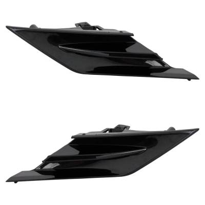 Rareelectrical - New Pair Of Grille Trim Compatible With Toyota Camry L 4 Cyl 2.5L Camry Hybrid Le 4 Cyl 2.5L - Image 2