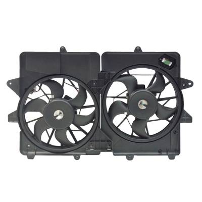 Dual Radiator And Condenser Fan Assembly Compatible With 2005-2012 Ford Mercury Escape Hybrid Sport
