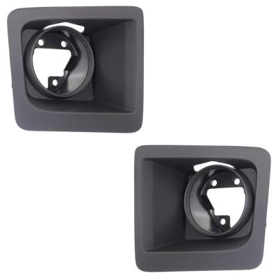 New Front Left And Front Right Fog Light Trim Compatible With Gmc Sierra 1500 Base Sierra 1500 Sle
