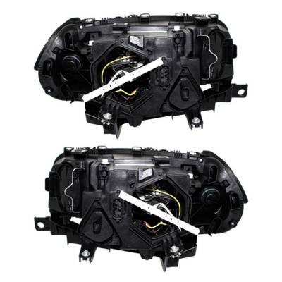 Rareelectrical - New Pair Of Halogen Headlight Compatible With Bmw X3 Sport Utility 2004-2006 By Part Number - Image 2