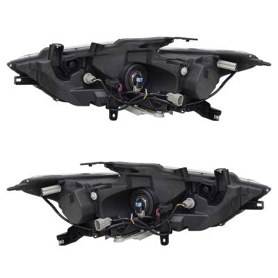 Rareelectrical - New Pair Of Headlights Compatible With Nissan Maxima Sr Sedan 2016 2017 2018 By Part Numbers - Image 2