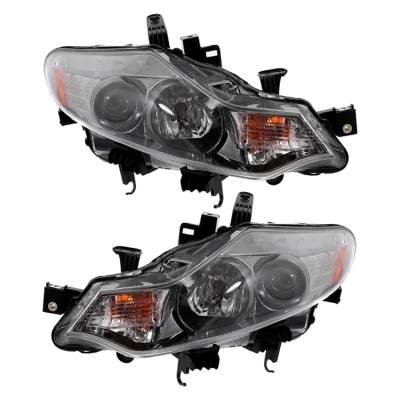 New Pair Of Halogen Headlight Compatible With Nissan Murano Sport 2009-2014 By Part Number