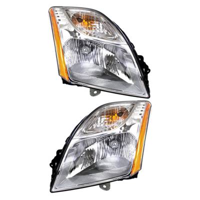 New Pair Of Headlight Compatible With Nissan Sentra Sl Sedan 2010-2012 By Part Number 26010-Zt50a