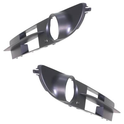 Rareelectrical - New Front Left And Front Right Fog Light Trim Compatible With Bmw 525I Base 525Xi Base 2004-2007 By - Image 2