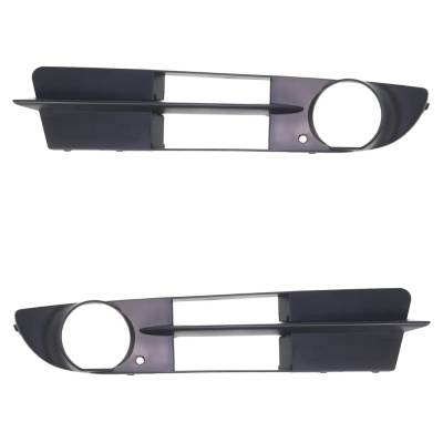 New Front Left And Front Right Fog Light Trim Compatible With Bmw 550I Base 525I Base 2004-2007 By