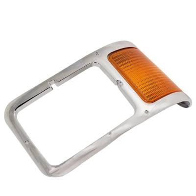 Rareelectrical - Chrome Headlight Bezel With Parking Light Compatible With 2000-2015 Ford F-650 F-750 Driver Side - Image 3
