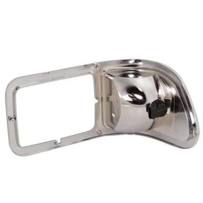 Rareelectrical - Driver Side Chrome Headlight Bezel With Parking Light Compatible With 2000-2015 Ford F-650 F-750 - Image 5