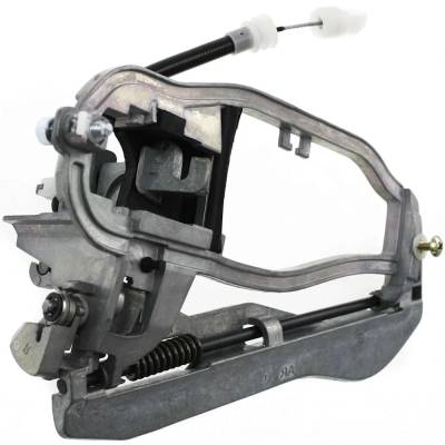 Rareelectrical - Front Driver Side Exterior Door Handle Compatible With 2000-2006 Bmw X5 Unfinished Without Key Hole - Image 2