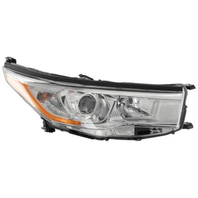 Rareelectrical - Headlight Compatible With 2014-2016 Toyota Highlander 2.7L 3.5L I4 Right Passenger Side Halogen - Image 1