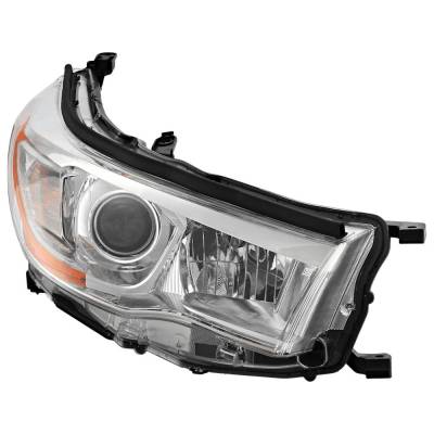 Rareelectrical - Headlight Compatible With 2014-2016 Toyota Highlander 2.7L 3.5L I4 Right Passenger Side Halogen - Image 3