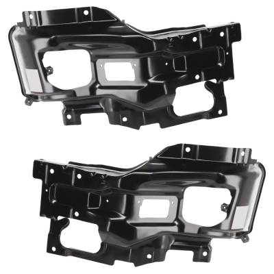 New Front Left And Front Right Bumper Bracket Compatible With Gmc Sierra 2500 Hd Base 8 Cyl 6.0L