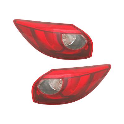 New Outer Pair Of Tail Lights Fits Mazda Cx-5 2.5L 2016 Ma2804119 Ka0g-51-150A