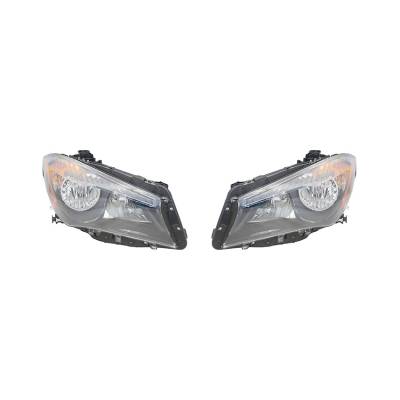 New Headlight Pair Fits Mercedes Benz Cla250 2014-2017 Mb2503222 117-820-02-61