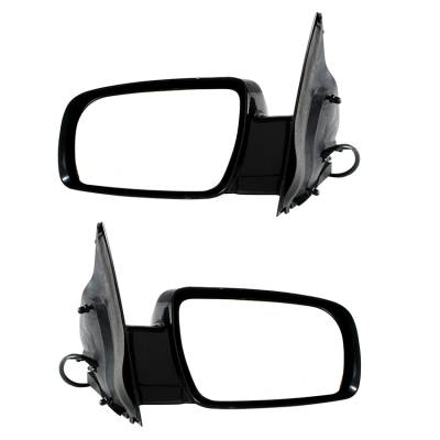 New Door Mirrors Pair Fits Gmc Safari Slx 1988-1990 Gm1321159 15001801 Gm1320159
