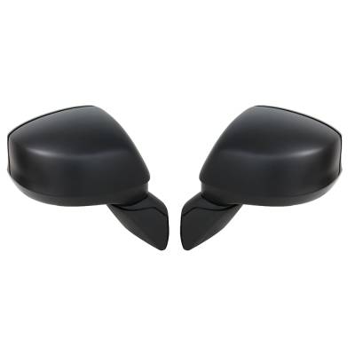 New Door Mirror Pair Compatible With Honda 12-13 Civic Power W/ Heat Ho1320266 Ho57er Ho57el