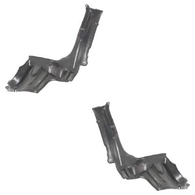 Rareelectrical - Engine Splash Guard Compatible With 2002-2006 Mazda Mpv Left And Right Plastic Guard Ld4756341 Under - Image 2