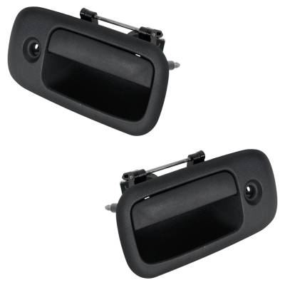 Rareelectrical - New Front Left Driver And Right Passenger Exterior Door Handle Compatible With 2003-2009 Chevrolet - Image 3