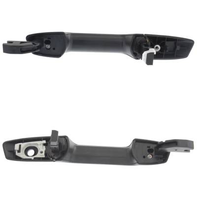Rareelectrical - Set Of 2 Front Exterior Door Handle Compatible With 2009-2014 Acura Tl Primed Paintable Without Key - Image 5