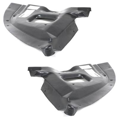 Rareelectrical - Engine Splash Guard Compatible With 2000-2005 Mitsubishi Eclipse Left And Right Plastic Guard - Image 3