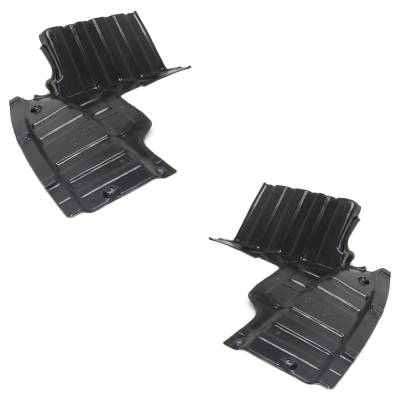 Rareelectrical - Engine Splash Guard Compatible With 2012-2013 Kia Rio Left And Right Plastic Guard 291301W000 Under - Image 3
