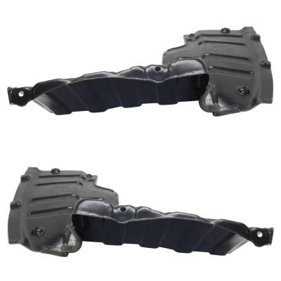 Rareelectrical - Engine Splash Guard Compatible With 2012-2013 Kia Rio Left And Right Plastic Guard 291301W000 Under - Image 4