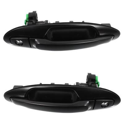 Rareelectrical - Front Pair Exterior Door Handle Compatible With 2001-2006 Kia Optima Kia Magentis Hyundai Sonata - Image 4