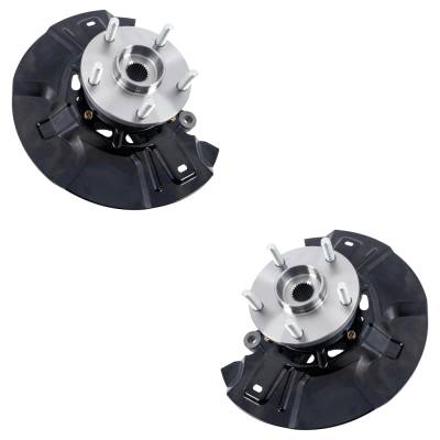 Rareelectrical - New Front Left And Front Right Knuckle Compatible With Toyota Matrix Awd 4 Cyl 2.4L Matrix Xr 4 Cyl - Image 2