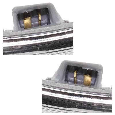 Rareelectrical - New Pair Of Mirror Turn Signal Light Compatible With Volkswagen Jetta S 4 Cyl 2.0L Jetta Comfortline - Image 7