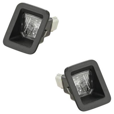Rareelectrical - New Pair Of License Plate Light Compatible With Ford F-150 Xl 6 Cyl 3.5L F-150 Xl 6 Cyl 2.7L - Image 2