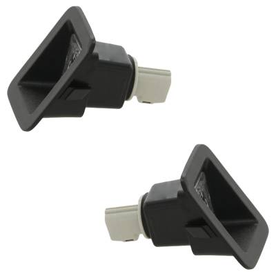 Rareelectrical - New Pair Of License Plate Light Compatible With Ford F-150 Xl 6 Cyl 3.5L F-150 Xl 6 Cyl 2.7L - Image 3
