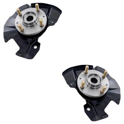 Rareelectrical - New Front Left And Front Right Knuckle Compatible With Hyundai Accent Se 4 Cyl 1.6L Accent Gs 4 Cyl - Image 3