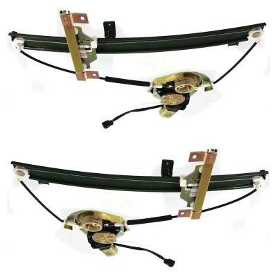 Rareelectrical - New Front Left And Front Right Window Regulator Compatible With Honda Isuzu Passport Lx 6 Cyl 3.2L - Image 7