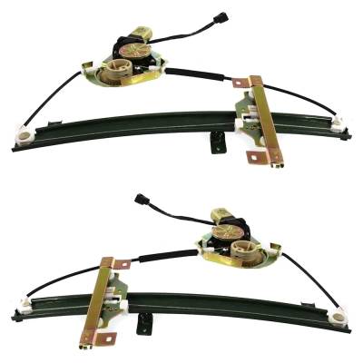 Rareelectrical - New Front Left And Front Right Window Regulator Compatible With Honda Isuzu Rodeo Ls 6 Cyl 3.2L - Image 6
