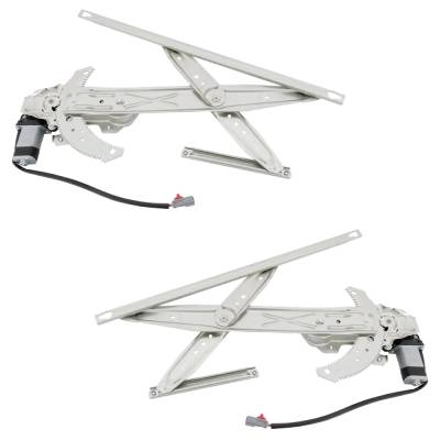Rareelectrical - New Front Left And Front Right Window Regulator Compatible With Honda Accord Lx 4 Cyl 2.3L Accord Dx - Image 4