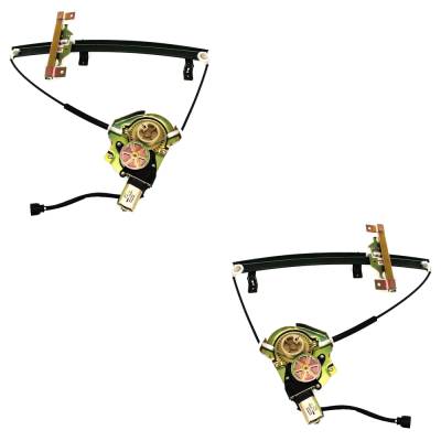 New Front Left And Front Right Window Regulator Compatible With Honda Isuzu Rodeo S 4 Cyl 2.6L
