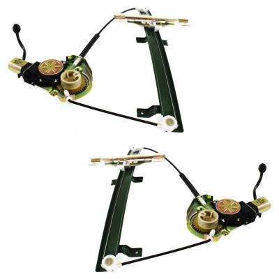 Rareelectrical - New Front Left And Front Right Window Regulator Compatible With Honda Isuzu Rodeo S 4 Cyl 2.6L Rodeo - Image 2