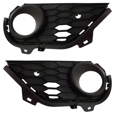 Rareelectrical - New Front Left And Front Right Fog Light Trim Compatible With Honda Pilot Touring Pilot Black - Image 2