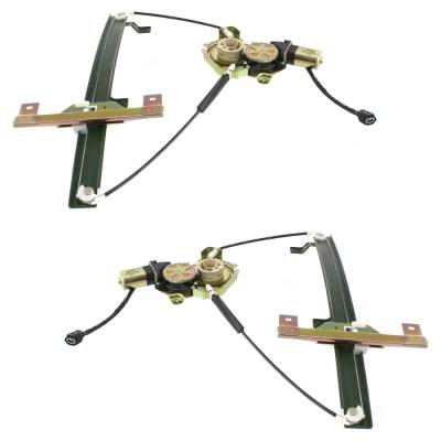 Rareelectrical - New Front Left And Front Right Window Regulator Compatible With Honda Isuzu Rodeo Ls 6 Cyl 3.2L - Image 3