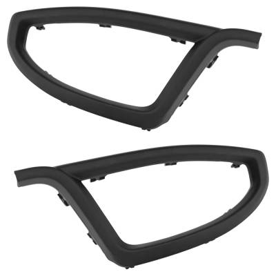 Rareelectrical - New Front Left And Front Right Fog Light Trim Compatible With Jeep Cherokee Trailhawk 6 Cyl 3.2L - Image 3